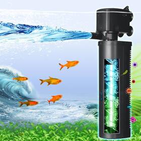 Coospider Cph10fu-v Aquarium Filter U-very Suitable For 75-300 Ctuv-h10f 75-300gallon Black