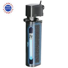 Jup-04 Coospider Filter 400g 600g Aquarium 100-400 U-v Gallon Tank Fish Green Clean Machine Pump