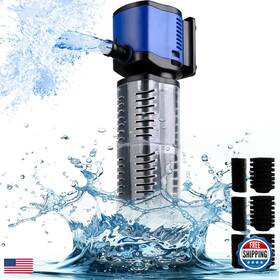 Coospider-repta B0dfp6n91b Coospider-repta Aquarium Filter For 100-300 Gallons Tank Powerful 660gph