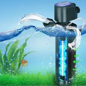 Jp028 Coospider-repta 200gph Aquarium Filter U-v For 20-75 Gal Tank Submersible Pump