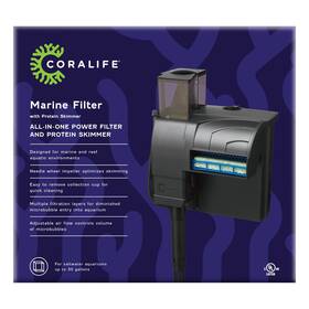 Coralife B07g7ggvzs Aquarium Fish Tank Marine Salt Water Filter And Protein Skimmer Up To