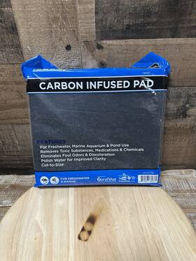 Coralvue 810127680364 Carbon Infused Pad Ic-cbp Aquarium Filter Media Freshwater And Marine