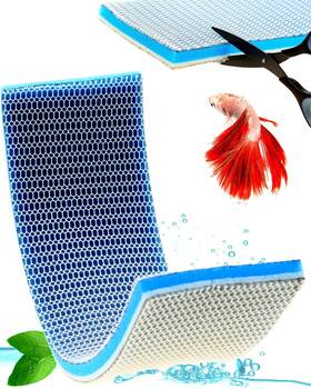 Corisrx 781930707305 Aquarium Honeycomb Filter Sponge Pad 8-layer Reusable Foam Strong Bio Spong