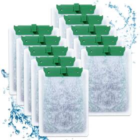 Cunina B0dh223fmj 10pcs Medium Filter Cartridges Compatible Tetra Whisper Bio-bag