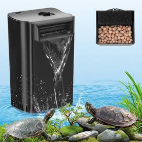Datoo 445036487440 Turtle Tank Filter Internal Power Aquarium Low Water Level Biofiltration