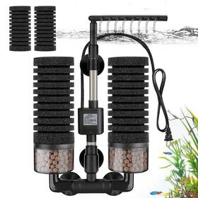 Yu-229c Deggox Upgrade Aquarium Electric Power Sponge Filter With Submersible Pump Ultra-qu