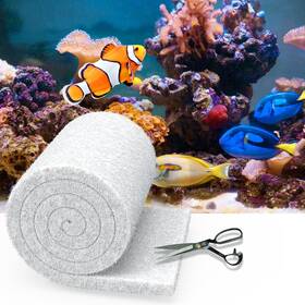 Aq-sgl1272wt-de Demiwise Aquarium Filter Floss12 72inches Dual Density Aquariumfilter Pad Pond