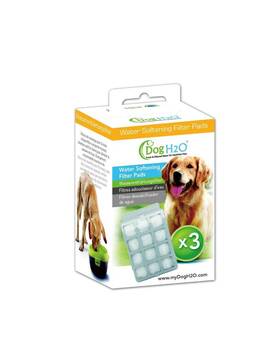 R-016-ch Dog H2o 897030553622 Water Softening Filter Pads Grey/white