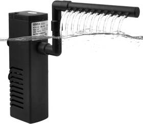 Domica 445030311345 Internal Aquarium Filter With Aeration System 100gph 5w Power For
