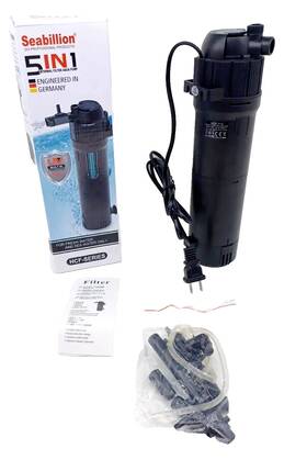 Aa001-1 Doramone U-v Fish Tank Filter 5 In 1 Aquarium Media Submersible Internal