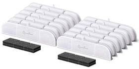Downypaws Dprfp6-12 12 Packs Replacement Filters For Battery Operated Cat Water White
