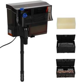 Dozont 791684614774 Aquarium Hob Filter 211 Gph For 20-50 Gallon Fish Turtle Tank 50gal Black