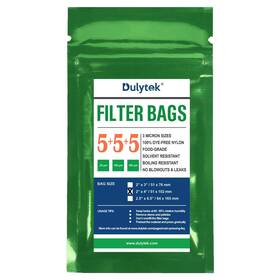 Dulytek 850007847630 Premium Nylon Rosin Filter Bags 2 Inch X 4 Trial Mixed Mesh Sizes 25 100 160 Micron