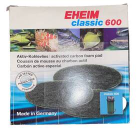 Eheim 011708260661 Classic 600 X3 Activated Carbon Foam Pad