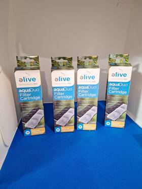 01502 Elive 4 Aquaduo Fish Tank Filter Cartridges Medium 3 Pack Aqua Duo 10 20 Filters