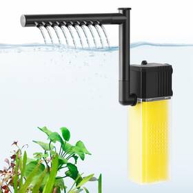 078-b-10w-us Fedour 10w 15w 20w Aquarium Submersible Filter Quiet Fish Tank Internal With