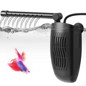 Fedour 190373087385 4w 5w Adjustable Aquarium Internal Filter Submersible With Spray Bar