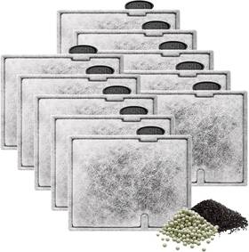 Fiaqsh 744110202779 10 Pack Small Aquarium Filter Cartridges Compatible With Aqueon Replacement Filt