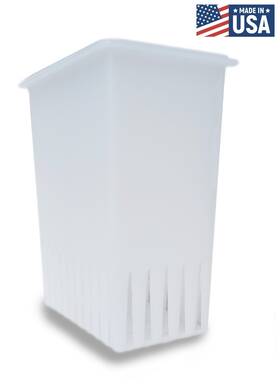 Filter Media Cup 711639503434 7-inch Rectangular High-flow Bpa-free Flexible Ldpe Replaceme