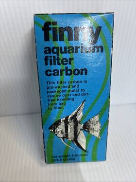 Finny 021851001169 Vintage Aquarium Filter Carbon 8 Oz