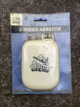Fishermans Habit 792363972109 New 2 Speed Aerator # 97210 Free Shipping