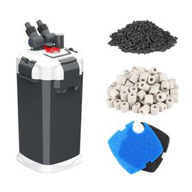 Fishkeeper B0fv87v7gg 225gph Canister Filter 3-stage Filtration Aquarium Quartz