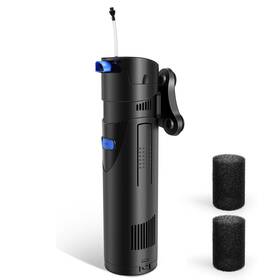 500l Flexzion 810043287296 Aquarium U-v Filter - 4-in-1 Fish Tank Light Submersible Canister A