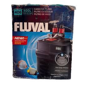 Fluval 015561102179 406 Aquarium Canister Filter For 100 Gal Tanks 383gph Open Box/unused
