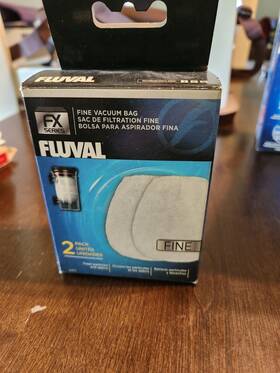 Fluval 015561103725 Fx Fine Vacuum Bag 2 Pack