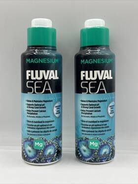 A8261 Fluval 015561182614 Lot Of 2 Sea Magnesium Saltwater Aquarium Supplement Treatment 8oz