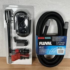 Fluval 015561300520 307/407 Intake/output Kit And 3 Meter Ribbed Hosing