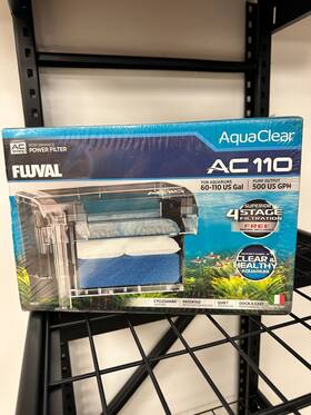 Ac110 Fluval 19620 Power Filter Fish Tank Water New
