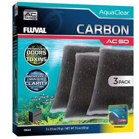 19644 Fluval Ac50 Act C Insert 3pck