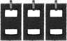 Fluval 3 Pack Flex 15g Black Foam Filter Insert