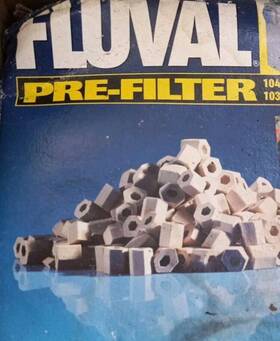 Fluval 744759882417 Vintage Old Aquarium External Pre Filter Media Nos 3 Lot 26.45oz Bags