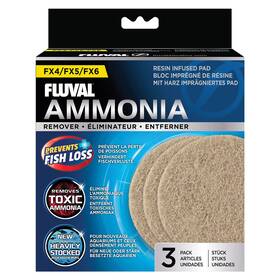 A259 Fluval Fx4 Fx6 2 In 1 Filter Media Ammonia Remover Pad 3 Pack For Aquarium