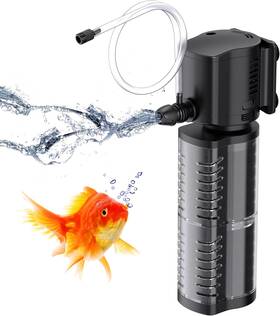 Jqp-500f Freesea Aquarium Fish Tank Filter 5w 132gph Internal Pump 10-35 Gallons