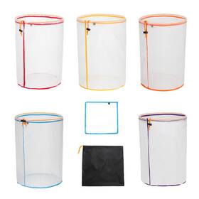 5g-bg Fuansho 5-gallon Nylon Mesh Filter Bags - 5 Pieces Reusable Heavy-duty