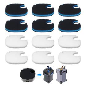 Fufuhalo 797457651359 12 Pcs Aquarium Filter Pads For Amosijoy Pondforse 172 225 265 Gp