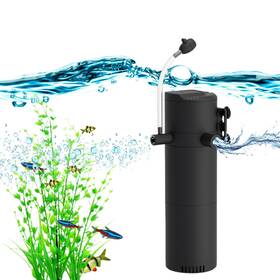 Fumak 710946825321 210gph Fish Tank Filter In-tank For 40-60 Gallon Tanks 3-stage Intern