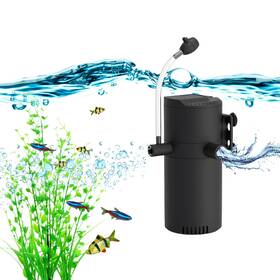 Fumak 710946825338 135gph Fish Tank Filter In-tank For 10-40 Gallon Tanks 2-stage Intern