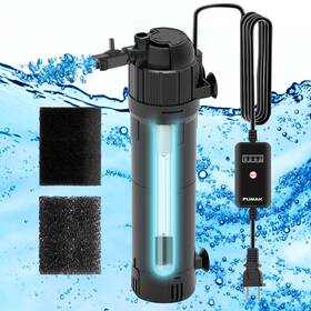 Fumak 710946825451 U - V Aquarium Filter For Green Water Fish Tank Pump With Timer Dual