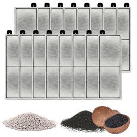 B0df2m5sfn Funswtm 16-pack Aquarium Filters Cartridge Replacement Compatible With Top Fin R