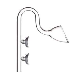 Fzone 764595875800 Aquatic Glass Lily Pipe Outflow With Suctions For Aquarium Plant And Marine F