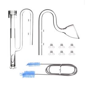 Fzone 764595878818 Aquatic Glass Lily Pipe Set With Skimmer Inflow And Outflow F