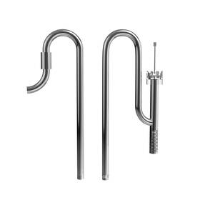 Bxgskm16 Fzone Aquarium Stainless Steel Skimmer Lily Pipes Inflow And Outflow With Spi