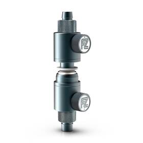 Fzone Fz-tbcons12-us Aquarium Quick Release Aluminum Alloy Double Tap Connector Ball Valve 1/2 Inch
