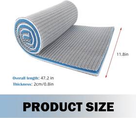 11.8x47.2in Gift2u Giu1725-1 Aquarium Filter Media 8-layer Sponge Pad Tank/pond Washable