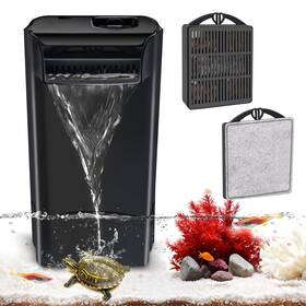 Gozilla Gz-107b 8w 148gph Turtle Tank Filter Aquarium For Low Water Level Adjusta