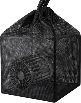 Hecaty 726084521650 Pond Filter Bag Pump Barrier Anti-clogging Cube Box Black Media Ba